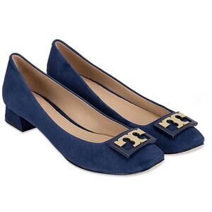 NWOT Tory Burch Gigi Suede Block Heel Sz. 8.5
